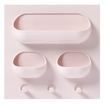 

Toponeto Multi-function Kitchen Strong Paste Rack Kitchen Bathroom Plastic Rack
