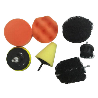 

7pcs Electric Washing Brush Cleaning Brush Set 14 Quick Shaft 625MM Durable