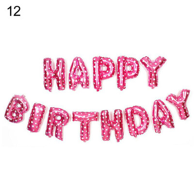 

Happy Birthday Letter Alphabet Air Balloon Kids Toy Wedding Party Decoration