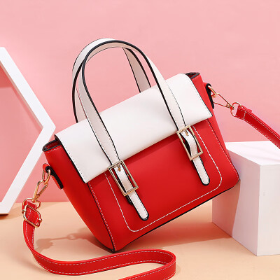 

Summer bag lady fresh fashion single shoulder bag large capacity collision color handbag lady oblique Bag