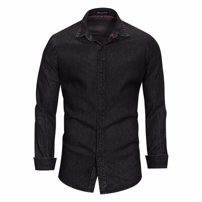 

Casual Business Men Dress Shirts Long Sleeve Cotton Stylish High Quality Males Social Shirts 3XL