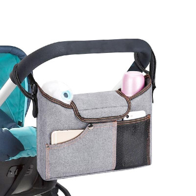 

Parents Stroller Organizer Bag Large Capacity Multi-function Water-repellent Baby Clothes Diaper Milk Bottle Travelling Storage Ba