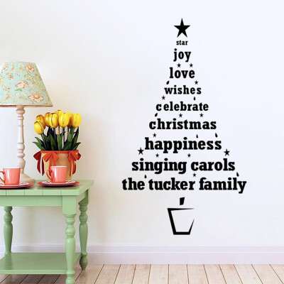 

〖Follure〗Merry Christmas Removable Wall Sticker Home Christmas Xmas Decor