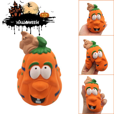 

Siaonvr Halloween Pumpkin Stress Reliever Scented Super Slow Rising Squeeze Toys