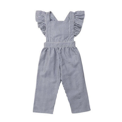 

Kids Baby Girl Romper Stripe Bodysuit Jumpsuit Sunsuit Summer Outfits Clothes