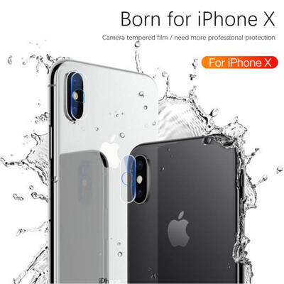 

Premium HD Anti-Scratch Tempered Glass Protective Rear Camera Lens Film Protector For IPHONE X 2 PCS