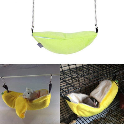 

Banana Shape Hamster Pet Animal Cage Hedgehog Hanging Sleeping Bed House