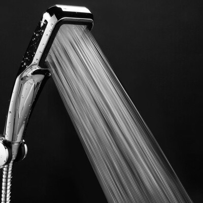 

JPGIF 300 Holes High Pressure Shower Head Powerfull Boosting Spray Bath Water Saving