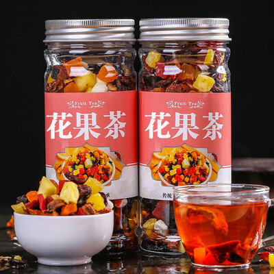

Sweet&sweet filling combination flower fruit tea Multi-fruit handmade big bottle Handmade combination flower fruit tea