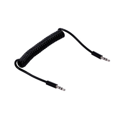 

35mm Male to 35mm Male Audio Cable Spring Audio Line Stereo for Phone Car Aux MP3