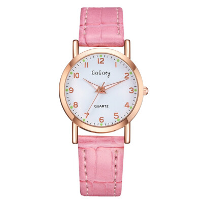 

Korean womens watch digital quartz watch fashion crocodile pattern PU watch