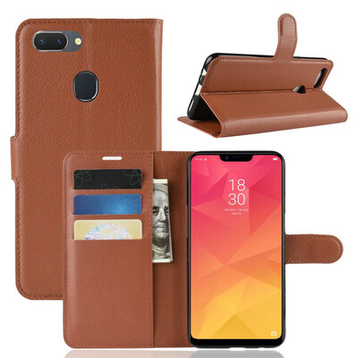 

for Oppo Realme 2 two WIERSS Wallet Phone Case for Oppo Realme 1 one Flip Leather Cover Case Etui Fundas Capa Coque