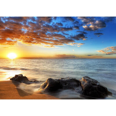 

5D DIY Full Drill Diamond Painting Sunset Seaside Cross Stitch Embroidery