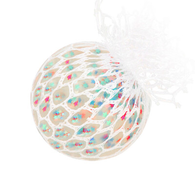 

〖Follure〗Star Mesh Ball Stress Glowing Squeeze Grape Toy Anxiety Relief Stress Ball Toy