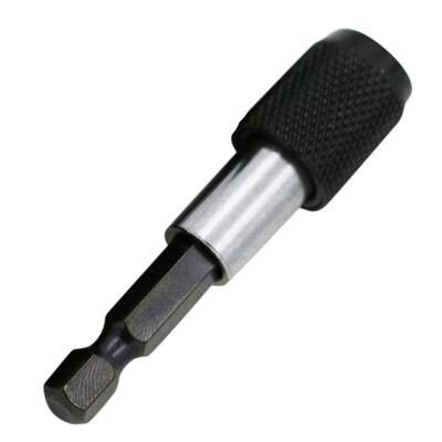 

Siaonvr 14 60mm Hex Shank Quick Release Drill Screw Magnetic Screwdriver Bit Holder