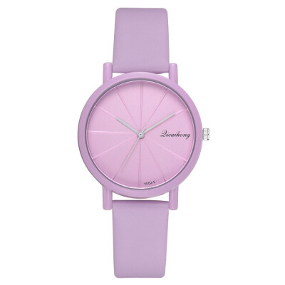 

Wish hot Korean version of the small fresh ladies belt watch fashion trend printing popular quartz watch