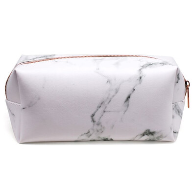 

3 Styles Optional Marble Bag Makeup Travel Cosmetic Bags Brush Pen Pencil Case Organizer Pouch Holder Bag 1Pc