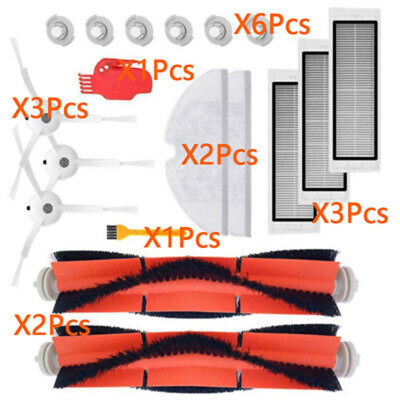 

Filters Brushes Mop Cloths Kit For XIAOMI MI Mijia Roborock S51 Vacuum Cleaner