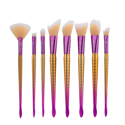

〖Follure〗New 8Pcs Blending Pencil Foundation Eye shadow Makeup Brushes Eyeliner Brush