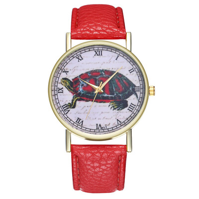 

Susenstone High Quality 2018 Hot Sale Women Fashion Tortoise Luxury Leisure Leather Stainless Steel Quartz Watch Gift &Ff