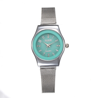 

Stainless steel digital scale mesh with alloy ladies quartz watch fine strap watch female models