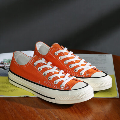 

Comet EVENSTAR chic canvas shoes 1970s orange couple shoes Korea ulzzang street sneakers
