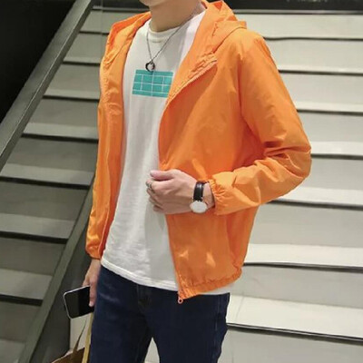 

Men Women Waterproof Sunscreen Jacket Windproof Lightweight Jogging Rain Coat