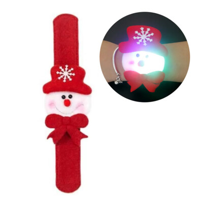 

Siaonvr Christmas Bear Pat Clap Bracelet Kids Band Christmas Soft Circle Wrist Gift Toy