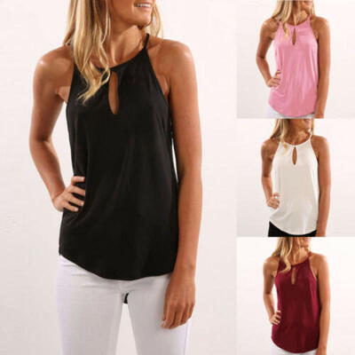 

Women Sexy Vest Sleeveless Loose Camisole Casual V-Neck Tank Tops Blouse T-Shirt