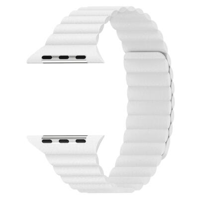 

Magnetic Leather Loop Watch Strap Bracelet Band for iWatch Series 4 44mm