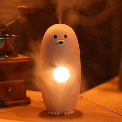 

〖Follure〗Lamp Humidifier Cute Seal LED Humidifier Air Diffuser Purifier Atomizer BG