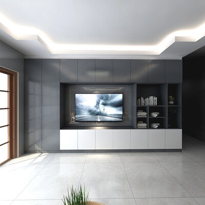 

HAOLILAIJIAJU Living room TV cabinet simple&simple safe 6284
