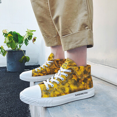 

High-heeled shoes Mens Korean version of casual sports shoes mens autumn trendy shoes 2019 new hip-hop Chinese board shoes