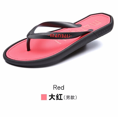 

2019 Mens&Womens Summer flip-flops Mens Trend Sandals Soft Bottom Slippers Beach Mens Sandals