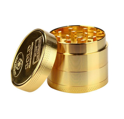 

Spice Tobacco Herb Weed Grinder - Sloped Chamber Four Piece With Pollen Catcher 16 Inches Tall Aerospace Grade Aluminum