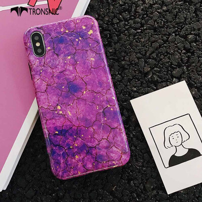

TRONSNIC Glitter Phone Case for iPhone XR Green Purple Case Gold Foil Red Luxury Cover Fashion