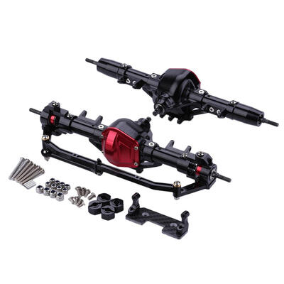 

110 RC Climbing Car Black Front Rear Axle for AXIAL SCX10 RC4WD D90