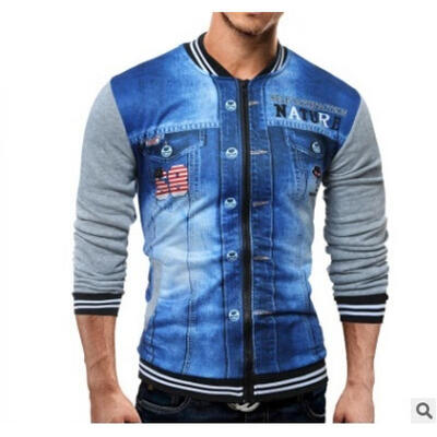 

Men´s Solid Full Zip Up Hoodie Classic Hooded Zipper Sweatshirt Cotton Unisex