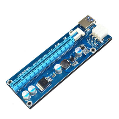 

USB 30 PCI-E Express 1x Extender Riser Card Adapter 6PIN Power Cable 30CM