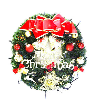 

ChristmasBigBowknotBallWreathGreeneryGarlandOrnamentHomeOfficePartyFestivalDecorations