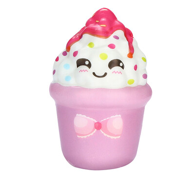 

Siaonvr Squishies Kawaii Ice Cream Slow Rising Cream Scented Keychain Stress Relief Toys