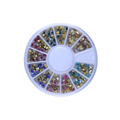 

Toponeto Nail Art Rhinestones Glitters Nail Color diamond Mixing Manicure Drill