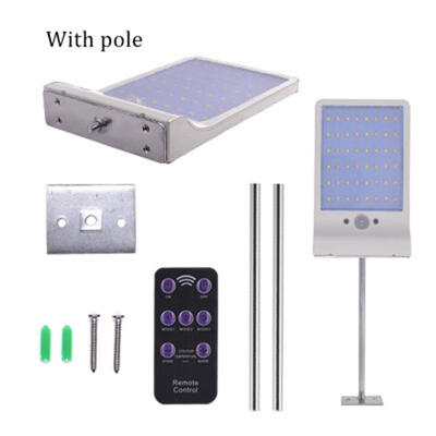 

Oasismall 48 LED Solar Street Light 450LM Motion Sensor Lamp For Road Garden Yard