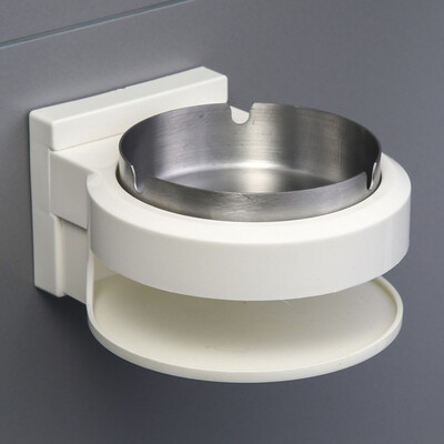 

Gobestart Ash bin wall mounted ashtray outside pub garden office smoking box tray cigaret
