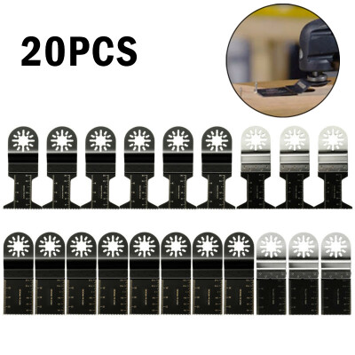 

20 PcsSet Bi-metal HCS Oscillating Tool Kit Accessories For Wood & Metal