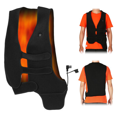 

Women Men Far Infrared Heating Vest Electric Heated Warm Waistcoat Fishing Exploration Snowmobile Motorcycling Jacket