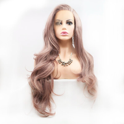 

Amazing Star Lace Frontal Wigs Body Wave Hair Heat Resistant Fiber Free Part Synthetic Hair For Fashion Women