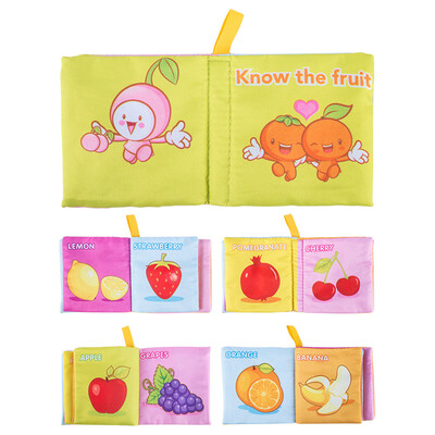 

Tailored Soft New Cloth Baby Intelligence Development Learn Picture Cognize Book