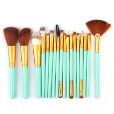 

Toponeto 18 pcs Makeup Brush Set tools Make-up Toiletry Kit Wool Make Up Brush Set