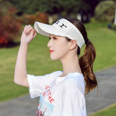 

Empty top hat womens spring&summer leisure Korean mix&match sweet letter baseball cap knitting cap outdoor sun hat